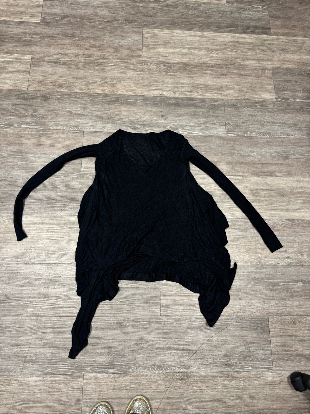 Lululemon Women's Black Asymmetric crewneck Sweater